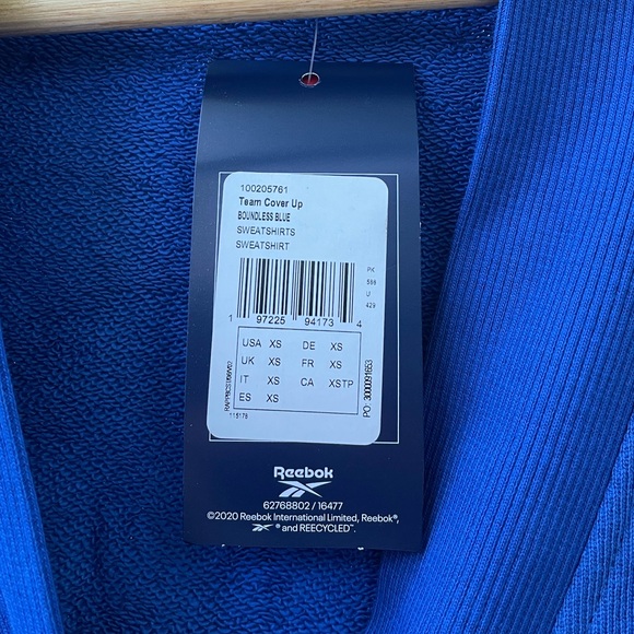 Reebok “Team Coverup” Cardigan - Picture 3 of 5